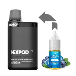 wotofo nexpod starter kit blueberry ice 250x250