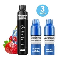 Elfbar Plus 50 Starter-Kit Raspberry Edition