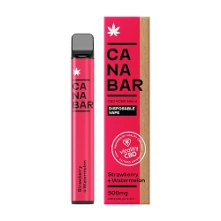 Canabar Strawberry Watermelon CBD Vape (500mg CBD)