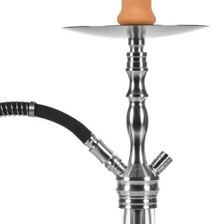 Azlan Shisha Dluxe - Silver Steel
