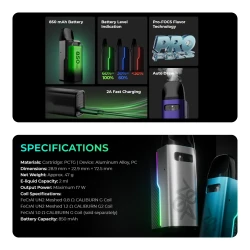 Uwell&nbsp;Caliburn GZ2 Pod System Eigenschaften