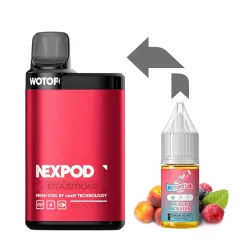 wotofo nexpod starter kit peach berries 250x250