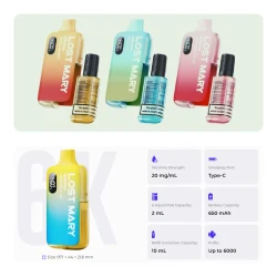 LOST MARY BM6000 Spezifikation