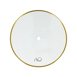 AO Glas-Kohleteller - Gold 1