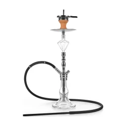 Azlan Shisha Dluxe - Silver Steel
