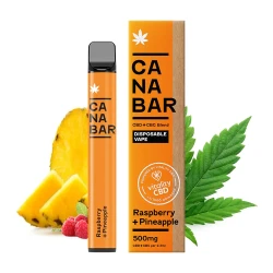 Canabar Raspberry Pineapple CBD Vape (500mg CBD)