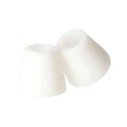 AO Kopfdichtung Silikon Glatt White - 2er Pack