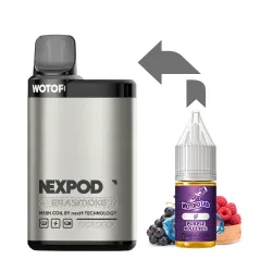 wotofo nexpod starter kit purple razz ice 250x250