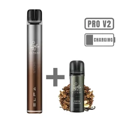 elfbar elfa pro v2 starter kit twilight brown snow tobacco 20mg 250x250