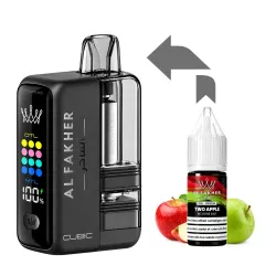 al fakher cubic 30k kit two apple matt black 250x250