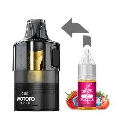 wotofo nexpod 15k pro refill set strawberry ice 250x250