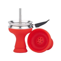 Silikon Tabakkopf Rot + Kaminaufsatz