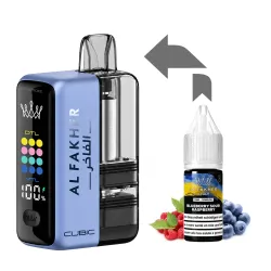 al fakher cubic 30k kit blueberry sour raspberry blue 250x250