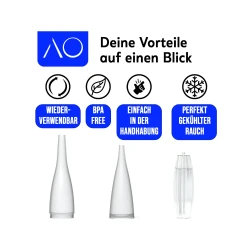 AO Ice Bazooka 2.0 - Kühlmundstück White 2