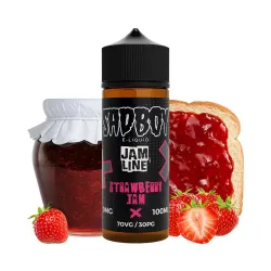 sadboy shortfill strawberry jam 100ml 250x250