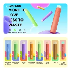 VOZOL Star 600 Geschmacksrichtungen