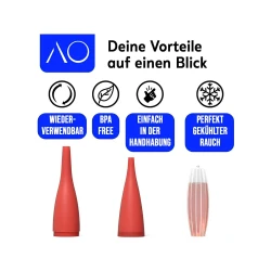 AO Ice Bazooka 2.0 - Kühlmundstück Red 2