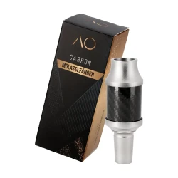 AO Hookah Molassefänger Carbon Silver